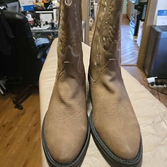 Canyon Trails Cowboy Boots for Men Water Repellent Durable Boots, size 13 - Picture 8 of 14